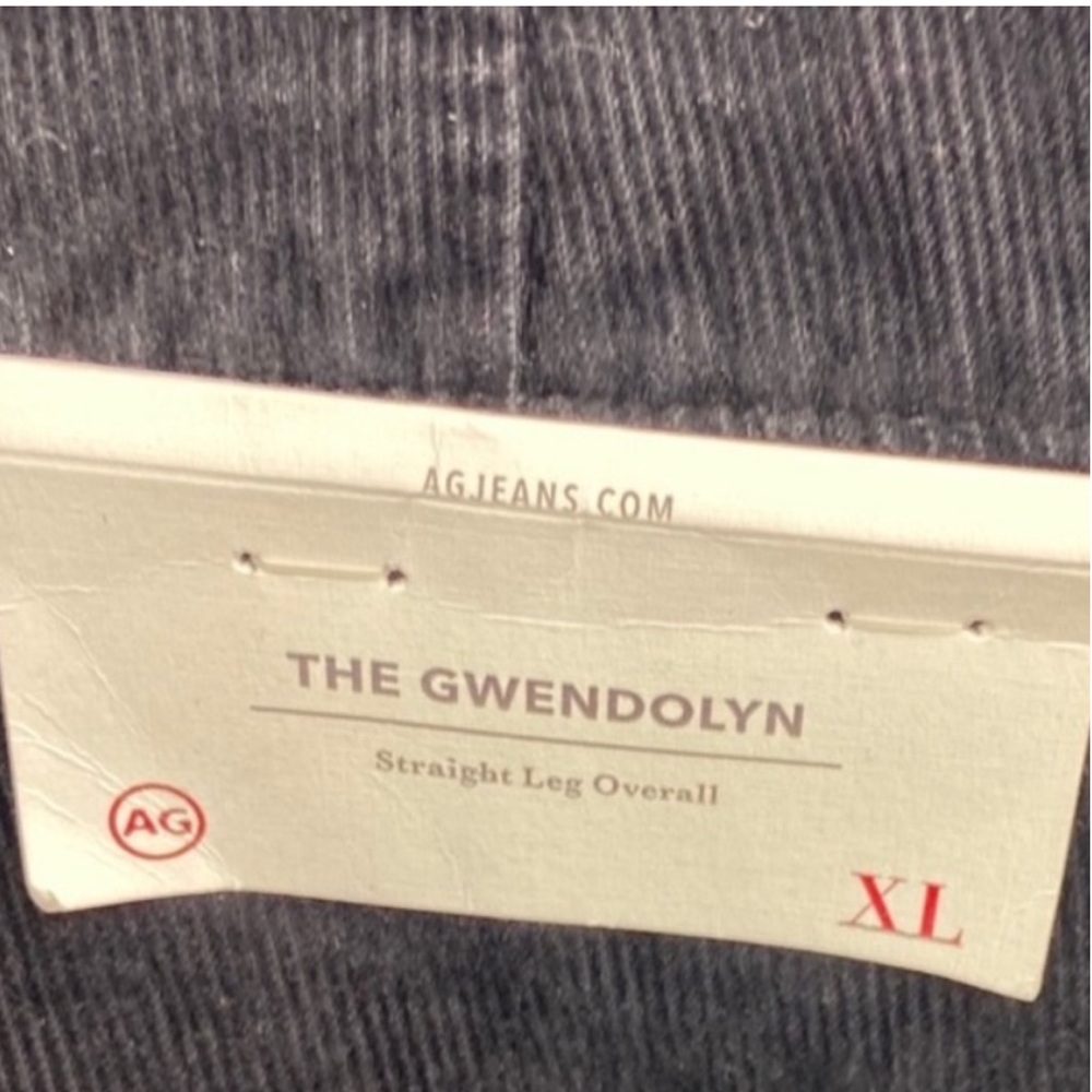 Adriano Goldschmied AG Gwendolyn Utility Overalls Corduroy Women’s Black Size XL - Picture 10 of 10
